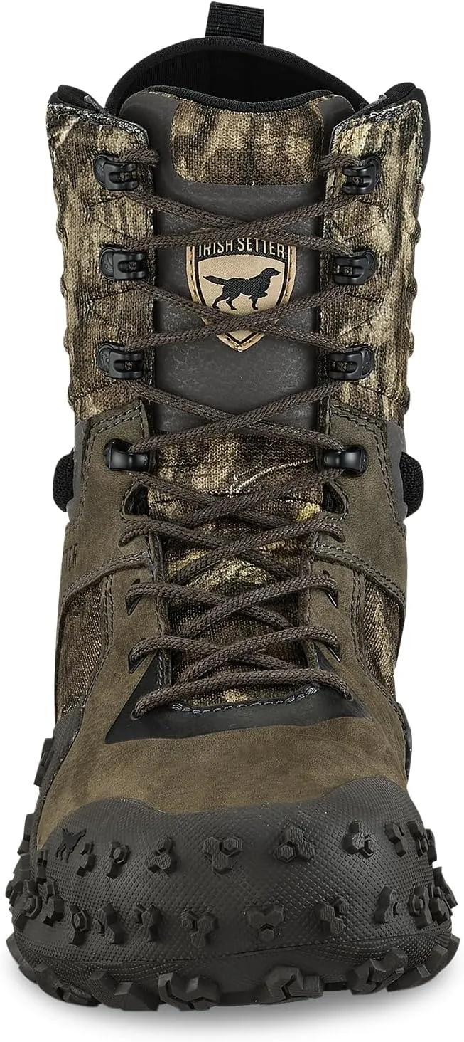 Irish Setter, VaprTrek, Men’s, 8", Waterproof, Hunting Boot, Mossy Oak Country Roots