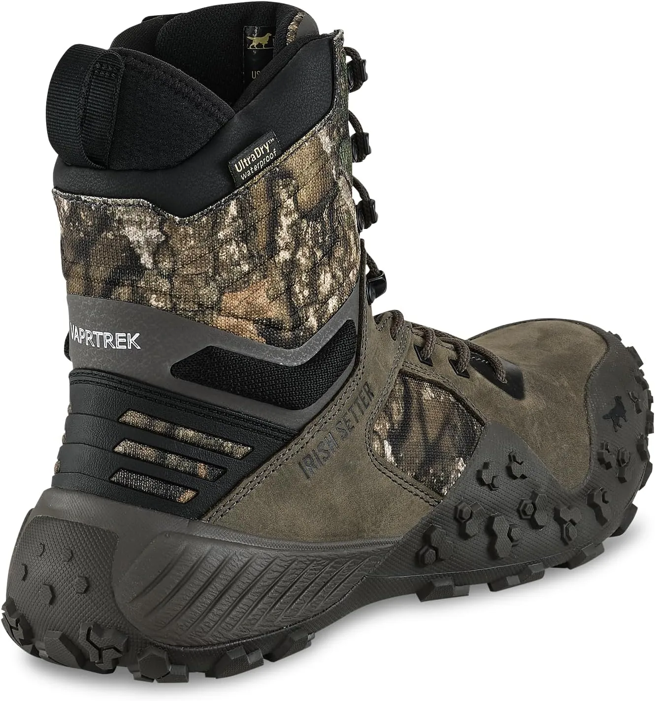 Irish Setter, VaprTrek, Men’s, 8", Waterproof, Hunting Boot, Realtree APX