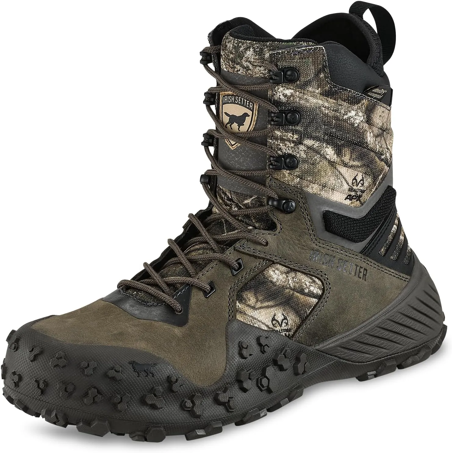 Irish Setter, VaprTrek, Men’s, 8", Waterproof, Hunting Boot, Realtree APX