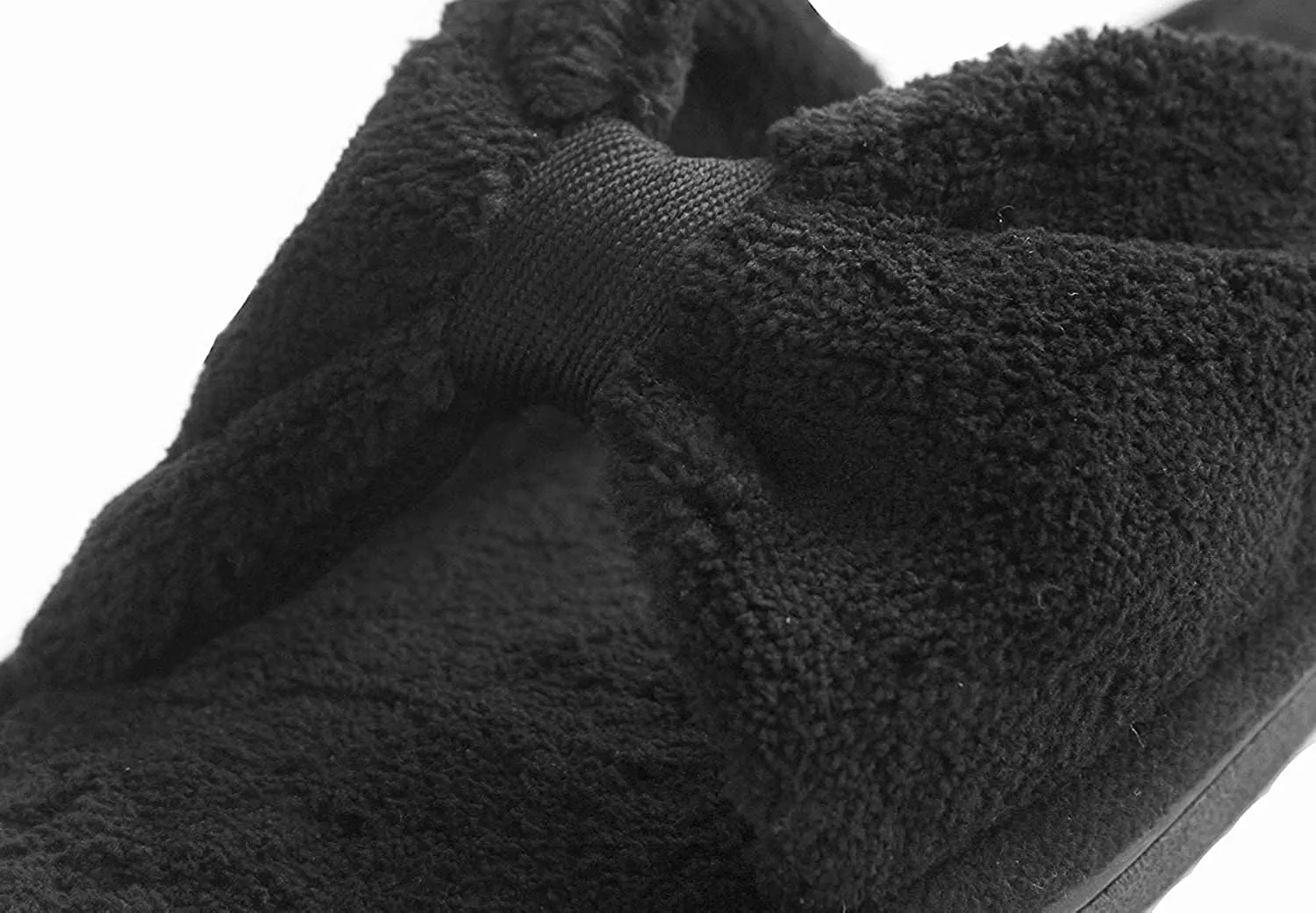 isotoner Womens Microterry Bow Slide