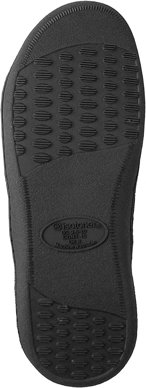 isotoner Womens Microterry Bow Slide