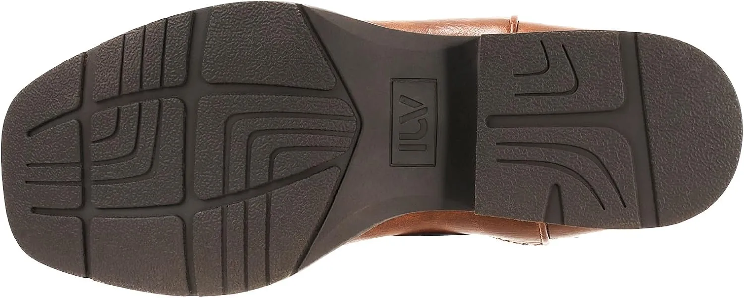 IUV Cowboy Boots For Men Western Boot Durable Fashionable Retro Classic Slip Resistant Boots
