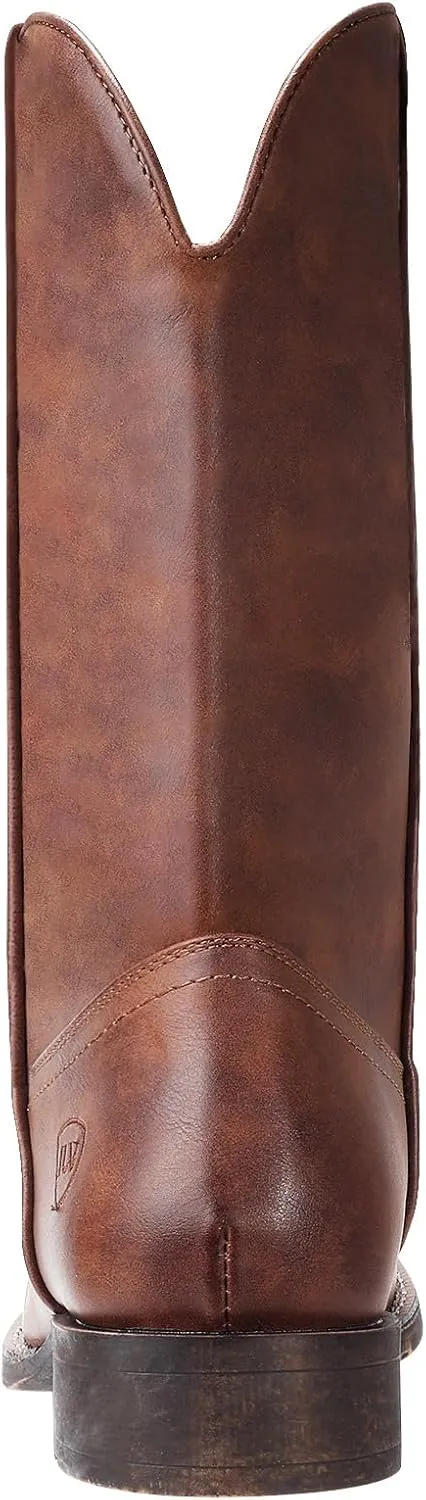 IUV Cowboy Boots For Men Western Boot Durable Fashionable Retro Classic Slip Resistant Boots