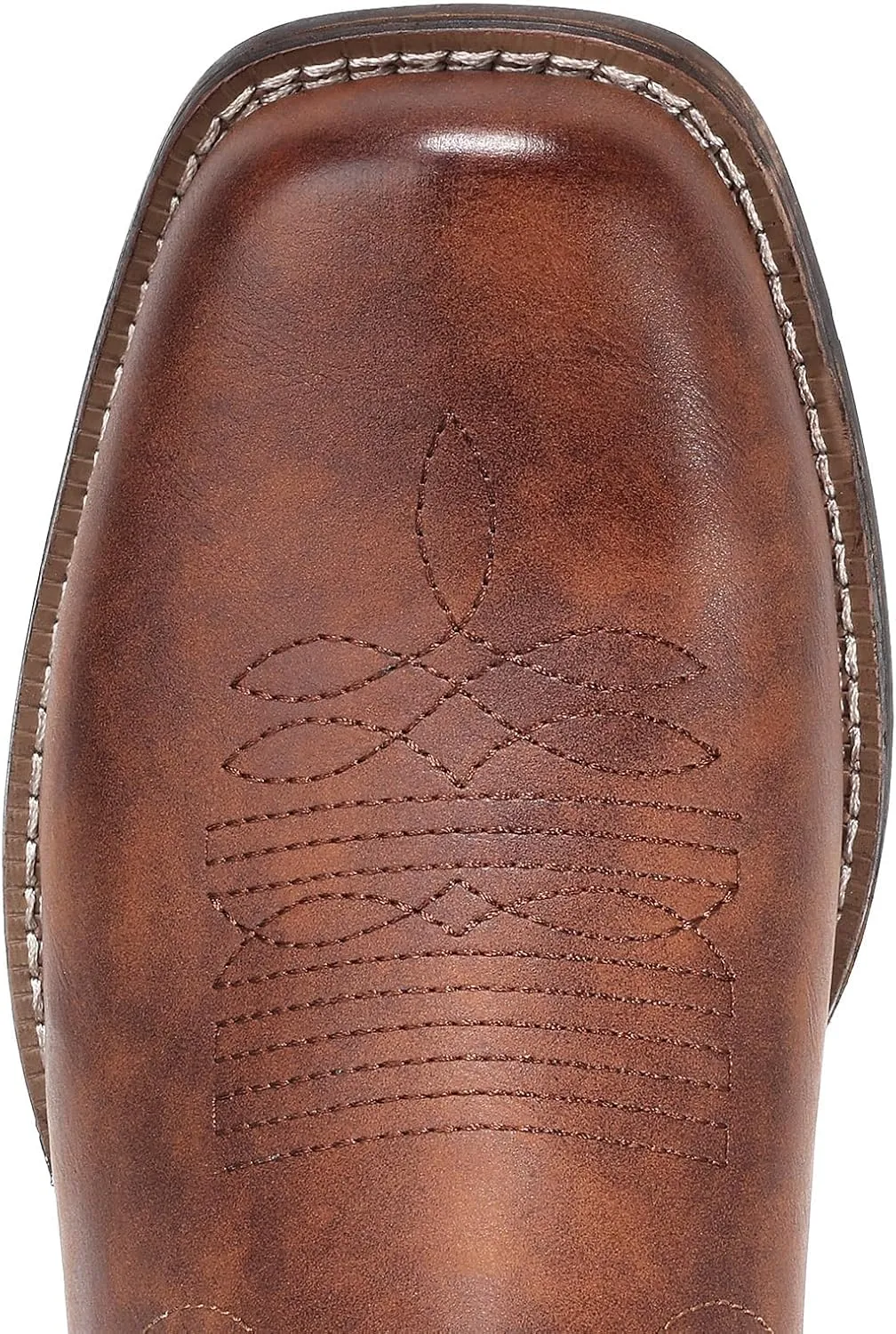 IUV Cowboy Boots For Men Western Boot Durable Fashionable Retro Classic Slip Resistant Boots