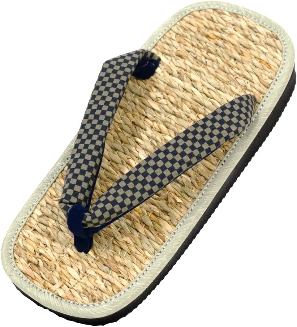 Japanese zouri sandals mushiro navy setta zori flip-flops costume house yard kendo [Made in Japan]