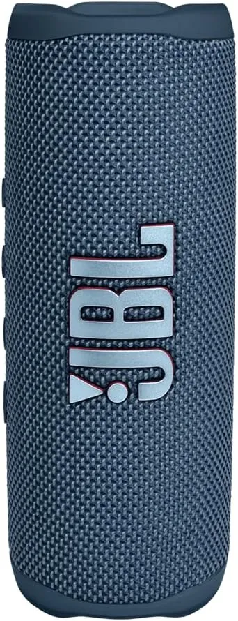 JBL FLIP 6 Waterproof Portable Speaker Bundle with gSport Carbon Fiber Case (Blue)