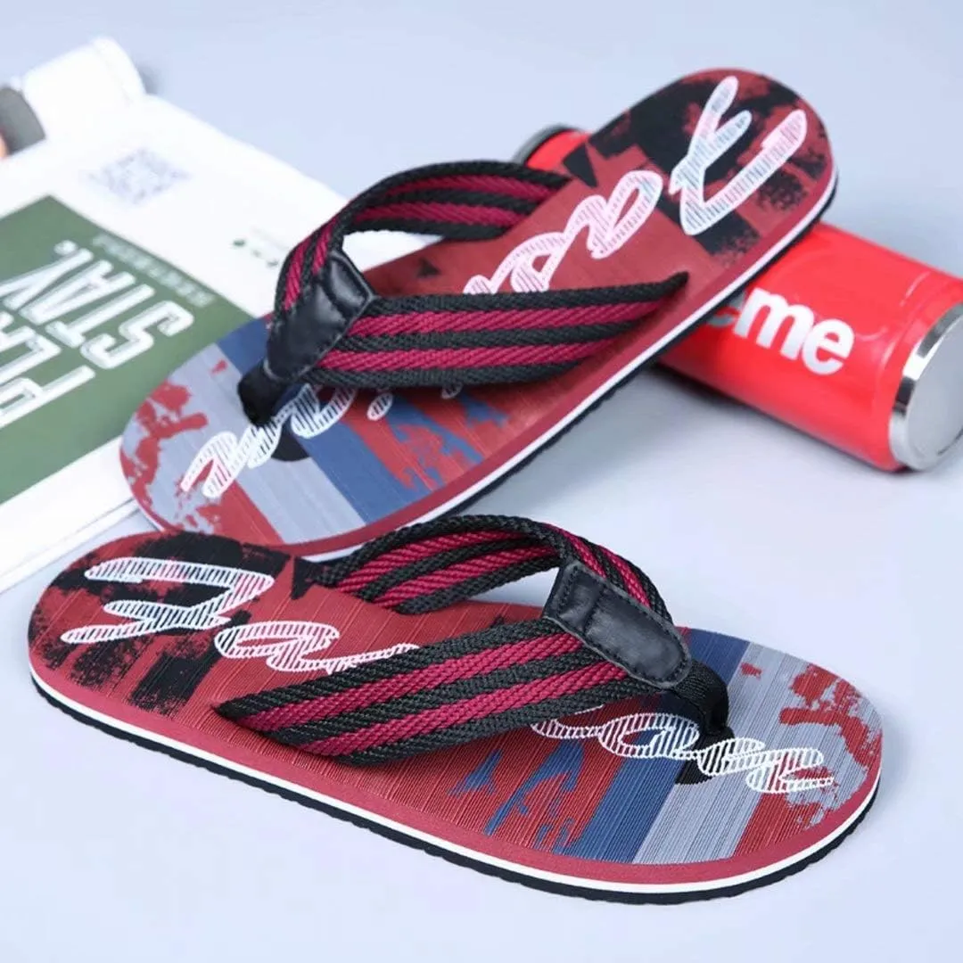 Jinsha Men's summer Flip-flops flop deodorant and breathable comfort soft non-slip T-shaped sandals outdoor unisex