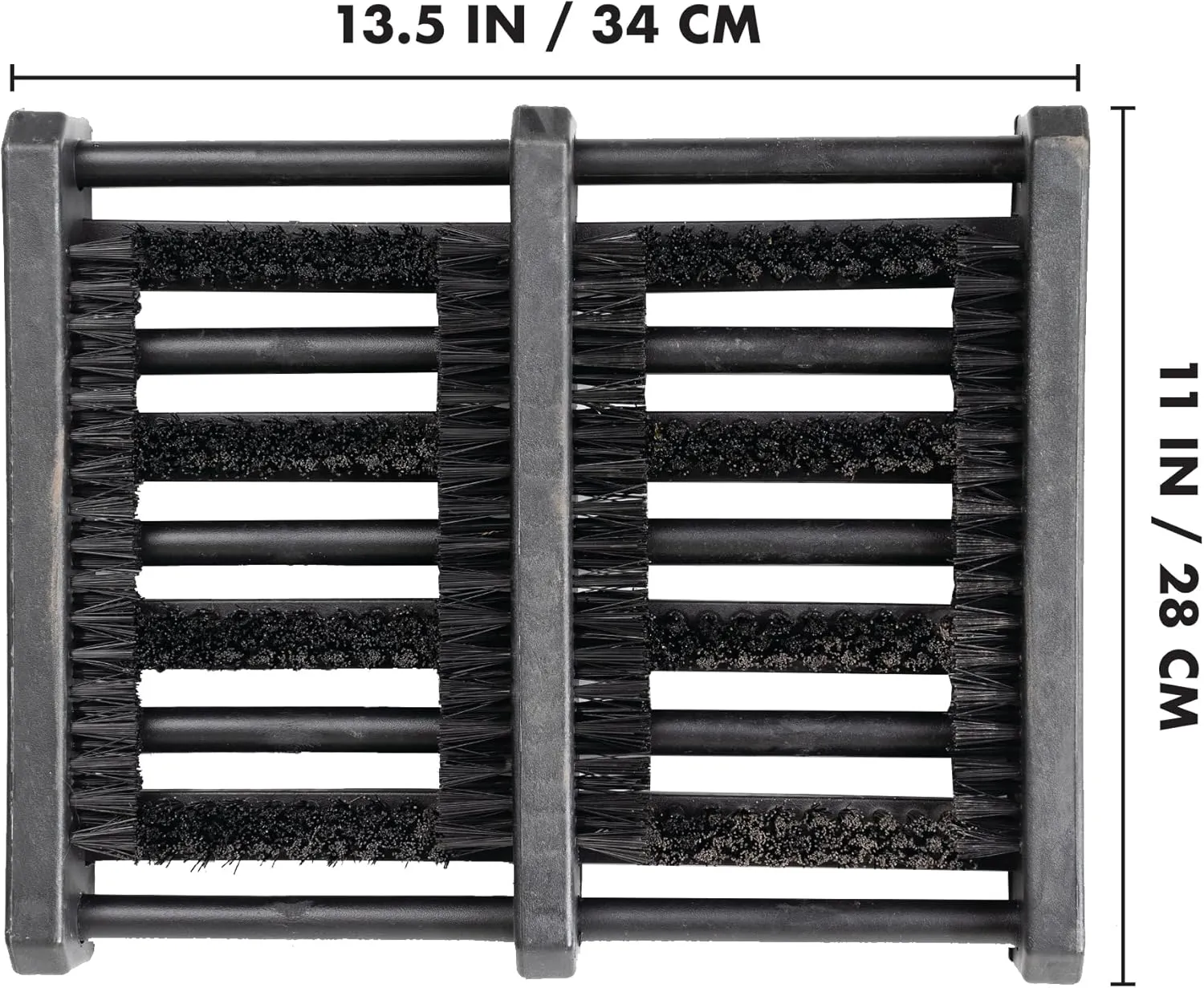 Jobsite Boot Scraper - Outdoor Shoe Scrubber Cleaner Brush