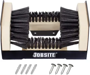 JobSite The Original Boot Scrubber - All Weather Industrial Shoe Cleaner & Scraper Brush, pack of 6
