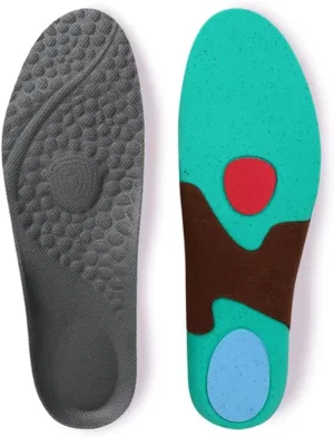 Jogging Marathon Insoles Cushion Light Soft Breathable Deodorant Sole Massage Running Insert Sports Shoes Pad Men Women(42)