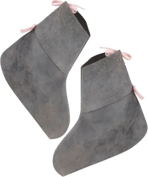 jojofuny 1Pair Cowhide Welder Boot Protectors Protective Covers for Welding Shoes Style with Durable Welding Footwear Safety Gear