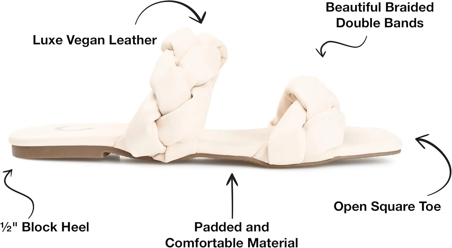 Journee Collection Women's Arietta Slide Sandal