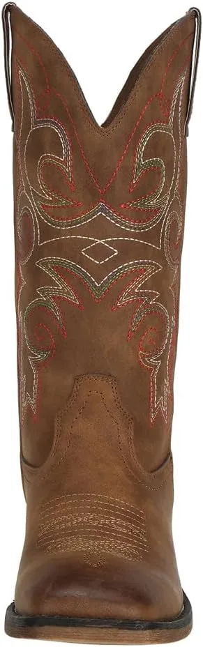 J's.o.l.e Womens Western Square Toe Cowgirl Cowboy Boots Mid Calf