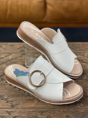 Just Bee Campina White Slide