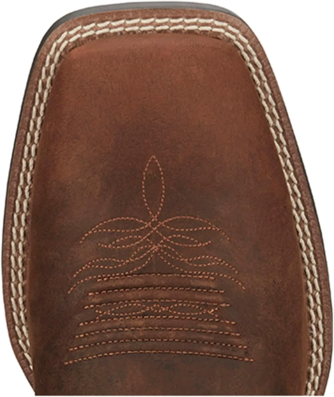 Justin Bowline 11" Cowboy Boots for Men - Square Toe Full-Grain Leather Western Boots for Men with Oil- and Slip-Resistant Rubber Outsole