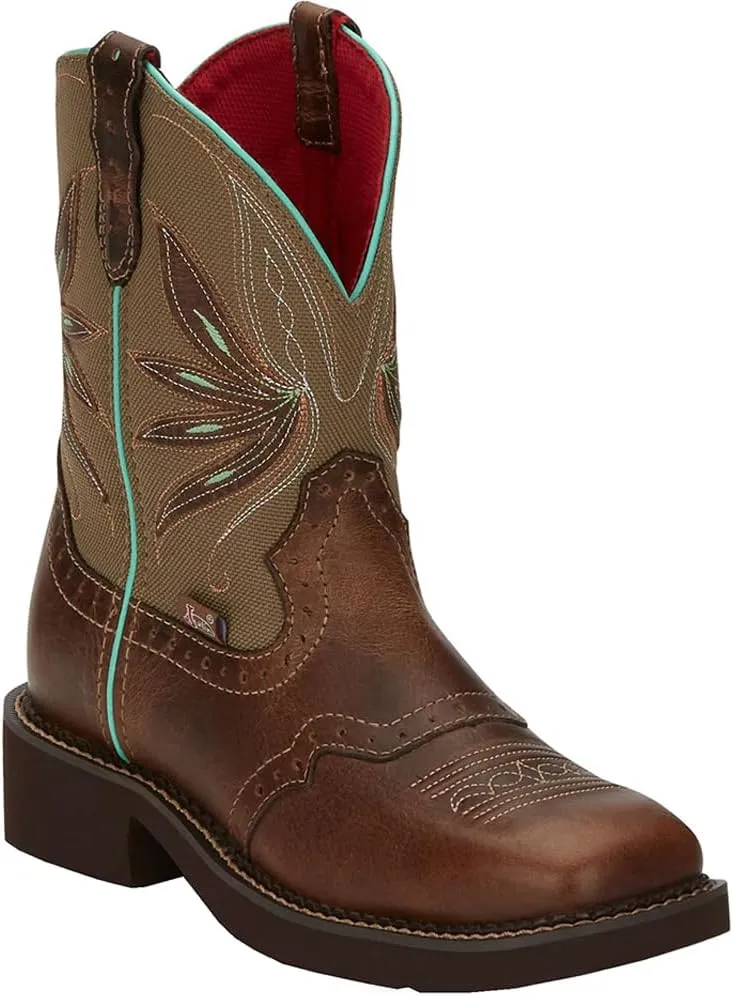 Justin Women's Nettie Western Boot Square Toe - Gy9536