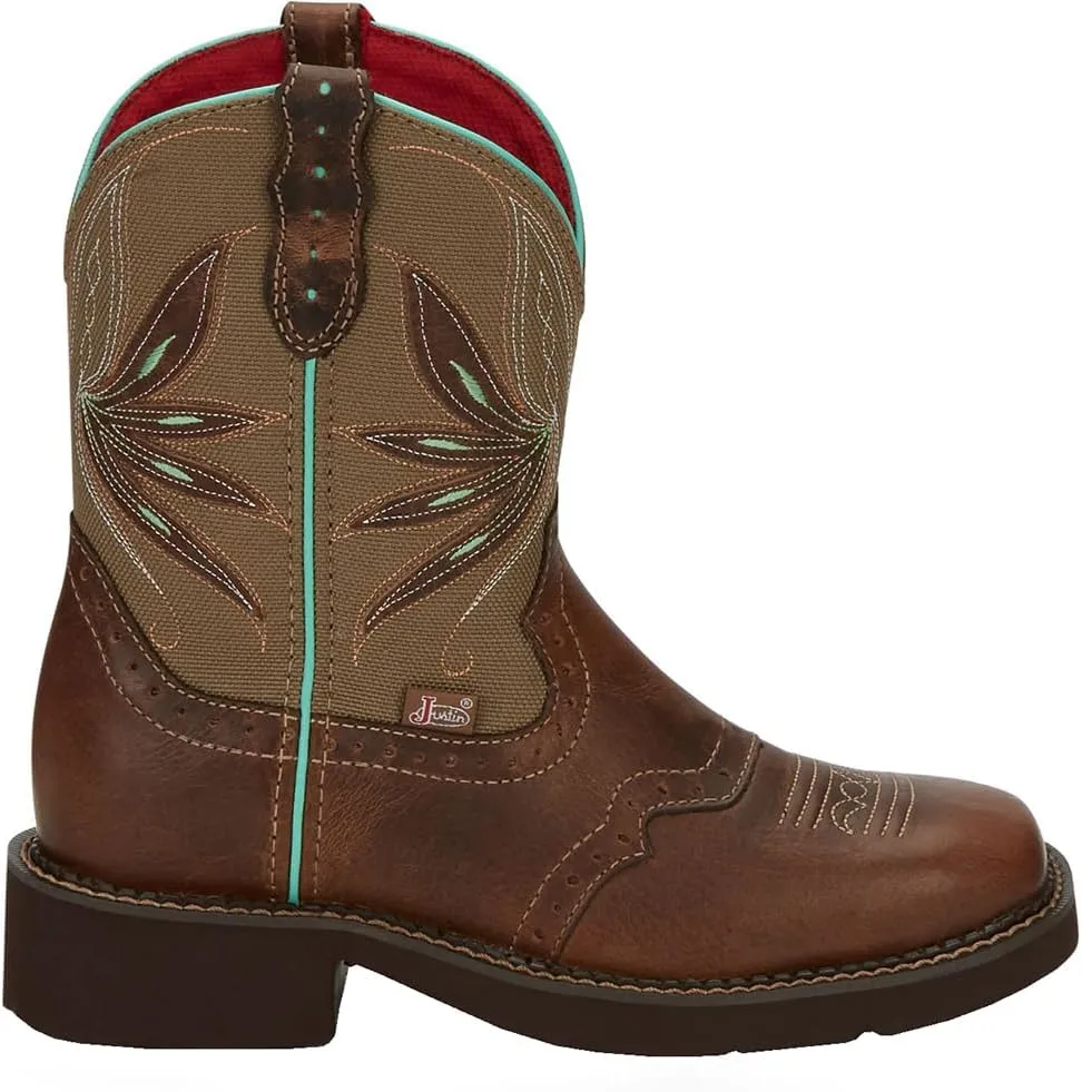 Justin Women's Nettie Western Boot Square Toe - Gy9536