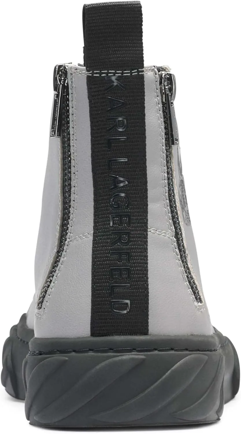 Karl Lagerfeld Paris Men's Double Zip Hi Top Sneaker
