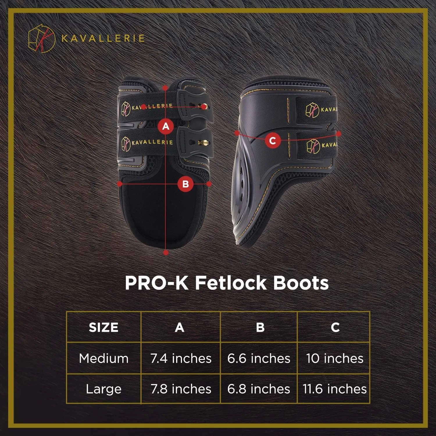 Kavallerie PRO-K Soft No Turn Bell Boots Ultimate Hoof Protection, with Anti-Spin Fastening System, Durable & Prevents Overreaching