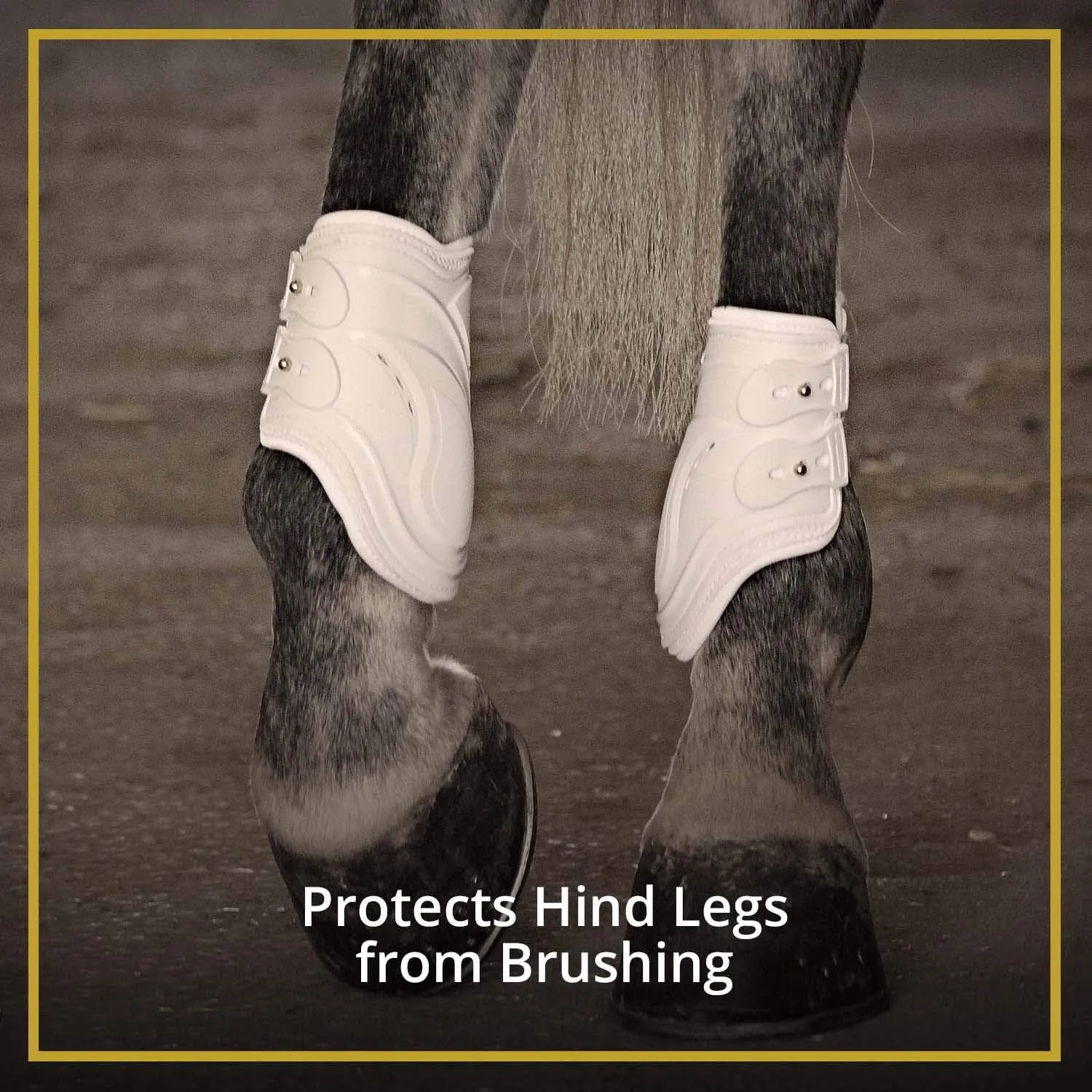 Kavallerie PRO-K Soft No Turn Bell Boots Ultimate Hoof Protection, with Anti-Spin Fastening System, Durable & Prevents Overreaching