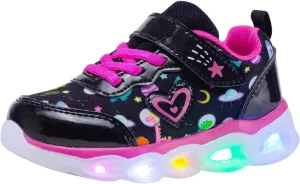 Kids Led Shoes Toddler Girls Fashion Light Up Sneaker