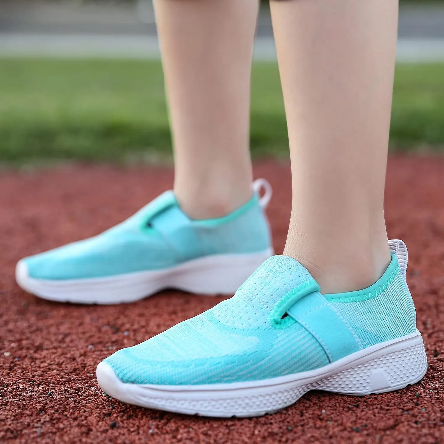 Kids Lightweight Breathable Loafer Walking Shoes Easy Walk Sport Running Sneaker Casual Slip-on Shoe for Boys Girls