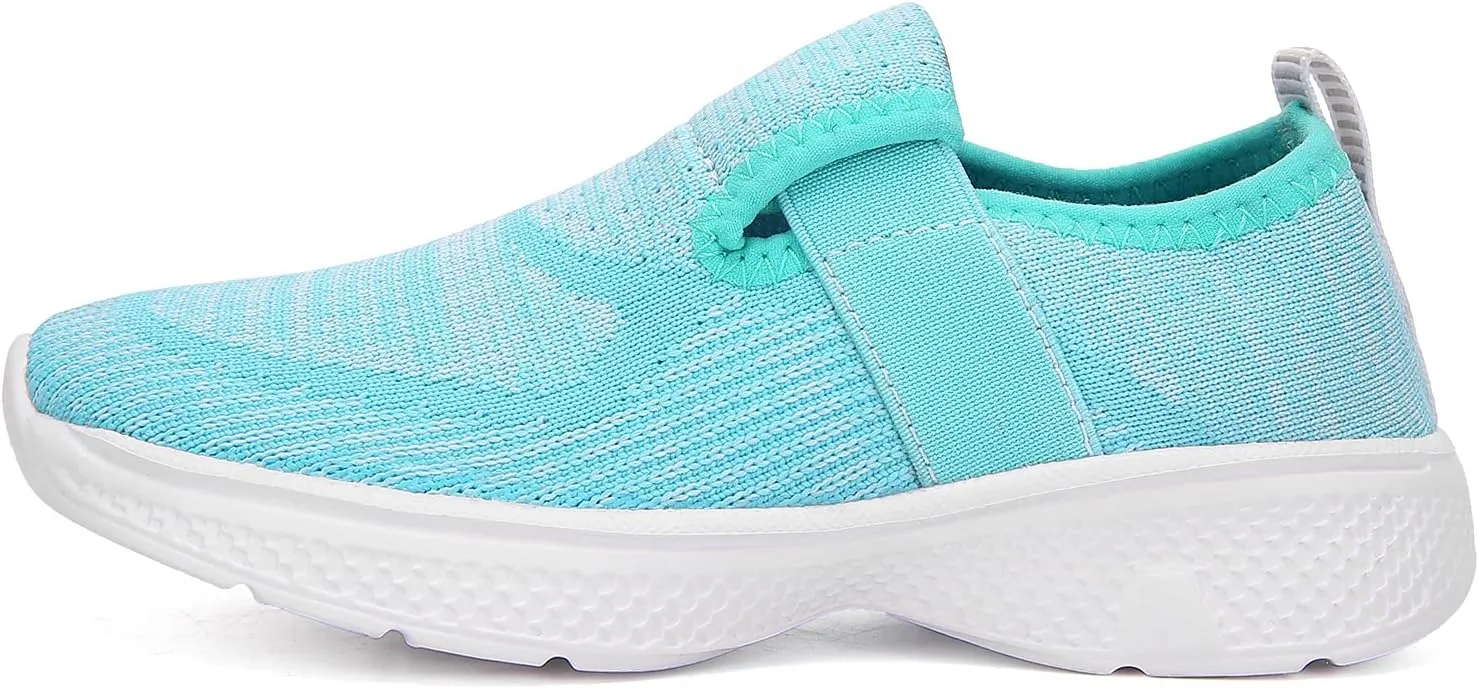 Kids Lightweight Breathable Loafer Walking Shoes Easy Walk Sport Running Sneaker Casual Slip-on Shoe for Boys Girls