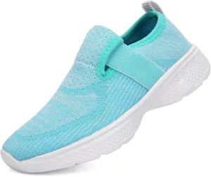 Kids Lightweight Breathable Loafer Walking Shoes Easy Walk Sport Running Sneaker Casual Slip-on Shoe for Boys Girls