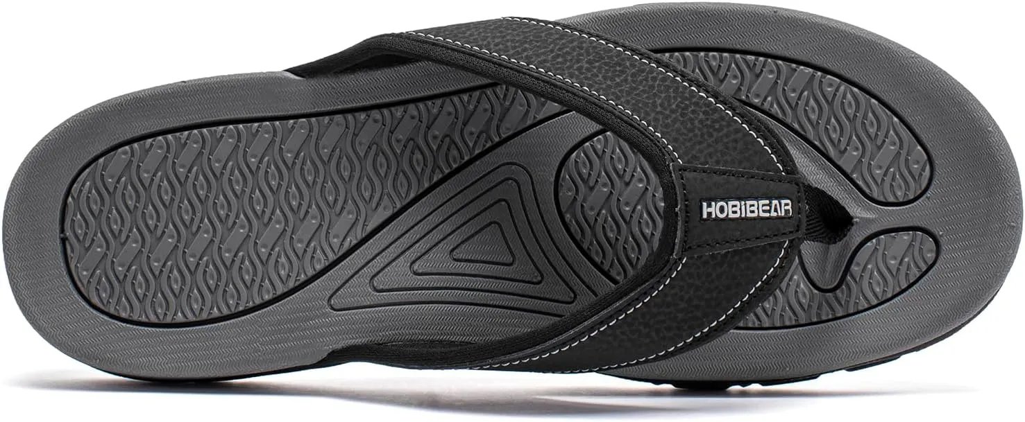 KIIU Mens Thong Sandals Indoor and Outdoor Beach Flip Flop