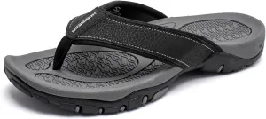KIIU Mens Thong Sandals Indoor and Outdoor Beach Flip Flop