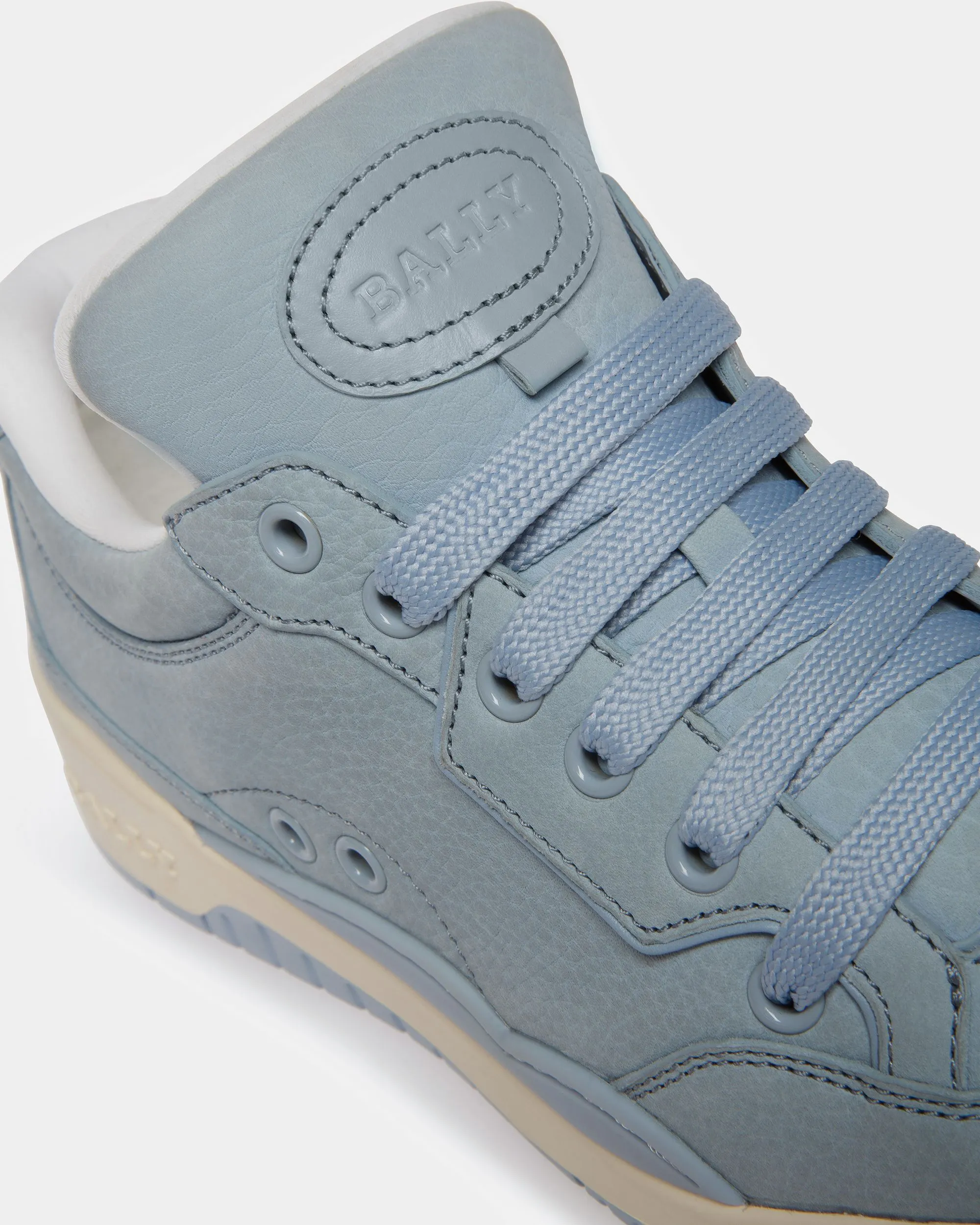Kiro Leather Sneakers In Light Blue