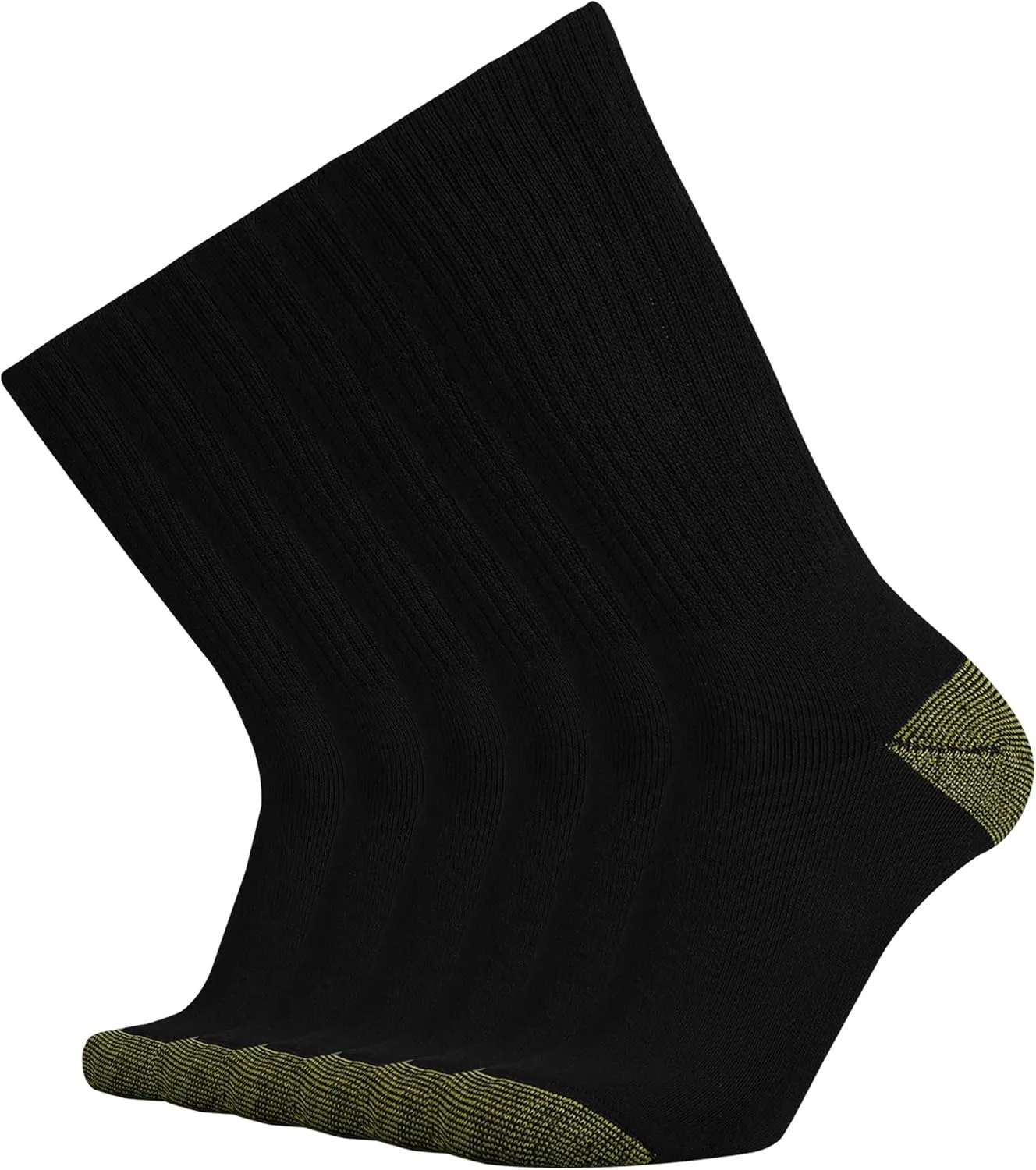 KMM Men's Cotton Full Thick Cushion Crew Socks Moisture Control Heavy Duty Work Boot Warm Thermal Anti Wicking Sweat Blisters