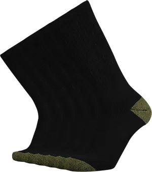 KMM Men's Cotton Full Thick Cushion Crew Socks Moisture Control Heavy Duty Work Boot Warm Thermal Anti Wicking Sweat Blisters