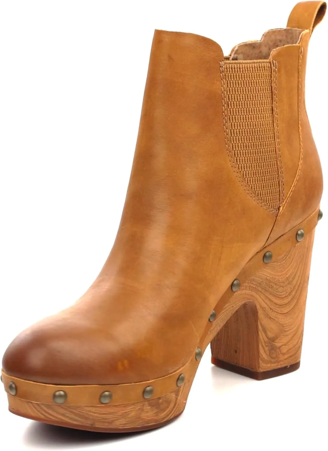 KORK-EASE Women's Deilia Leather Ankle Boot