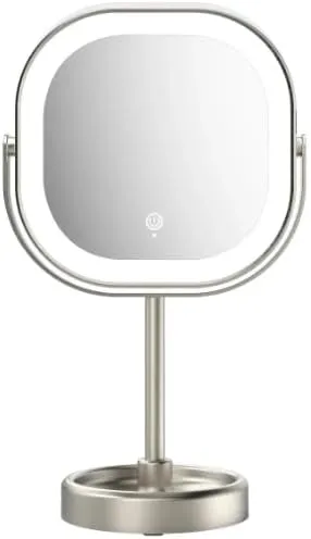 LED Double-Sided 1x/10x Vanity Mirror