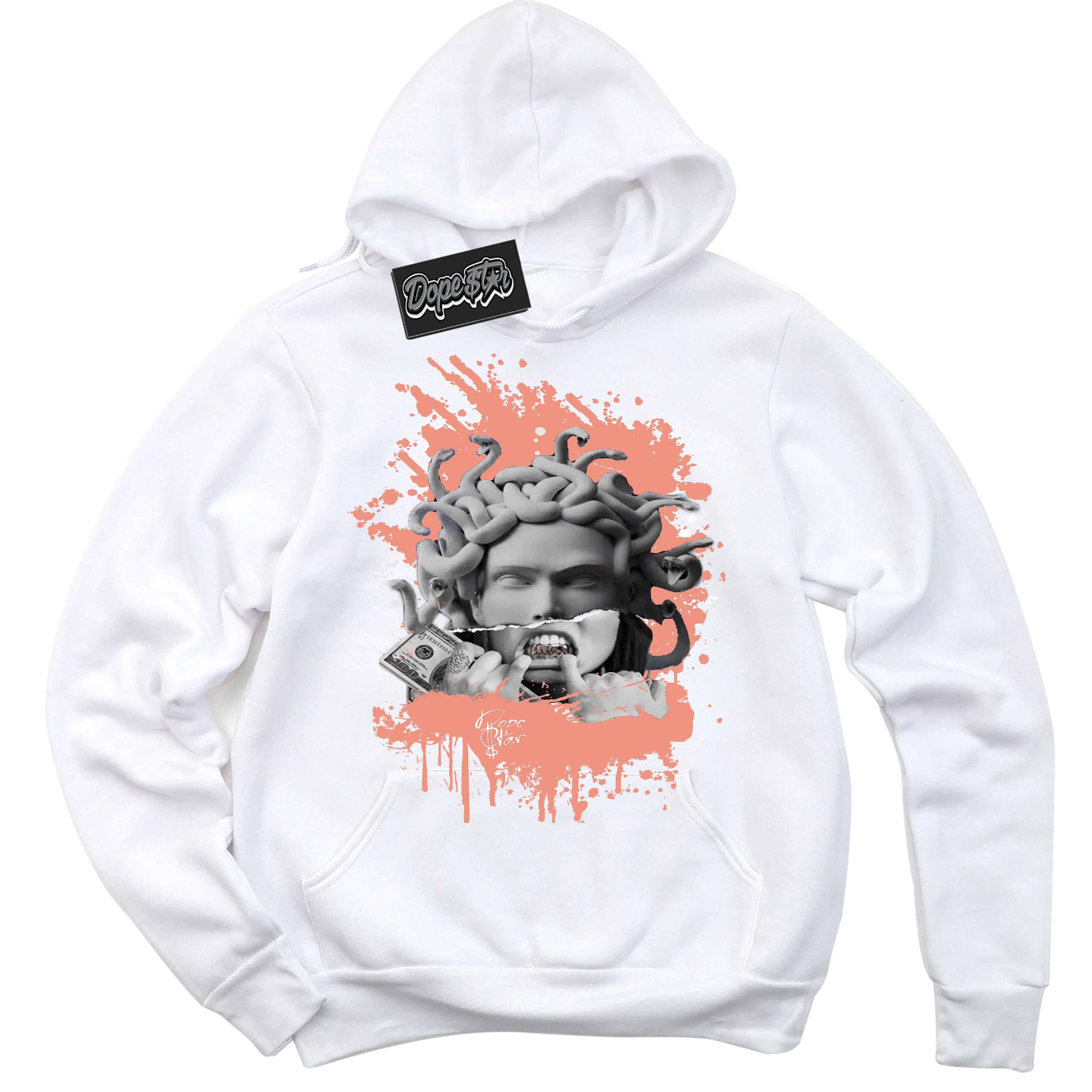 Light Wild Mango Dunk Sneaker Hoodie Medusa Graphic