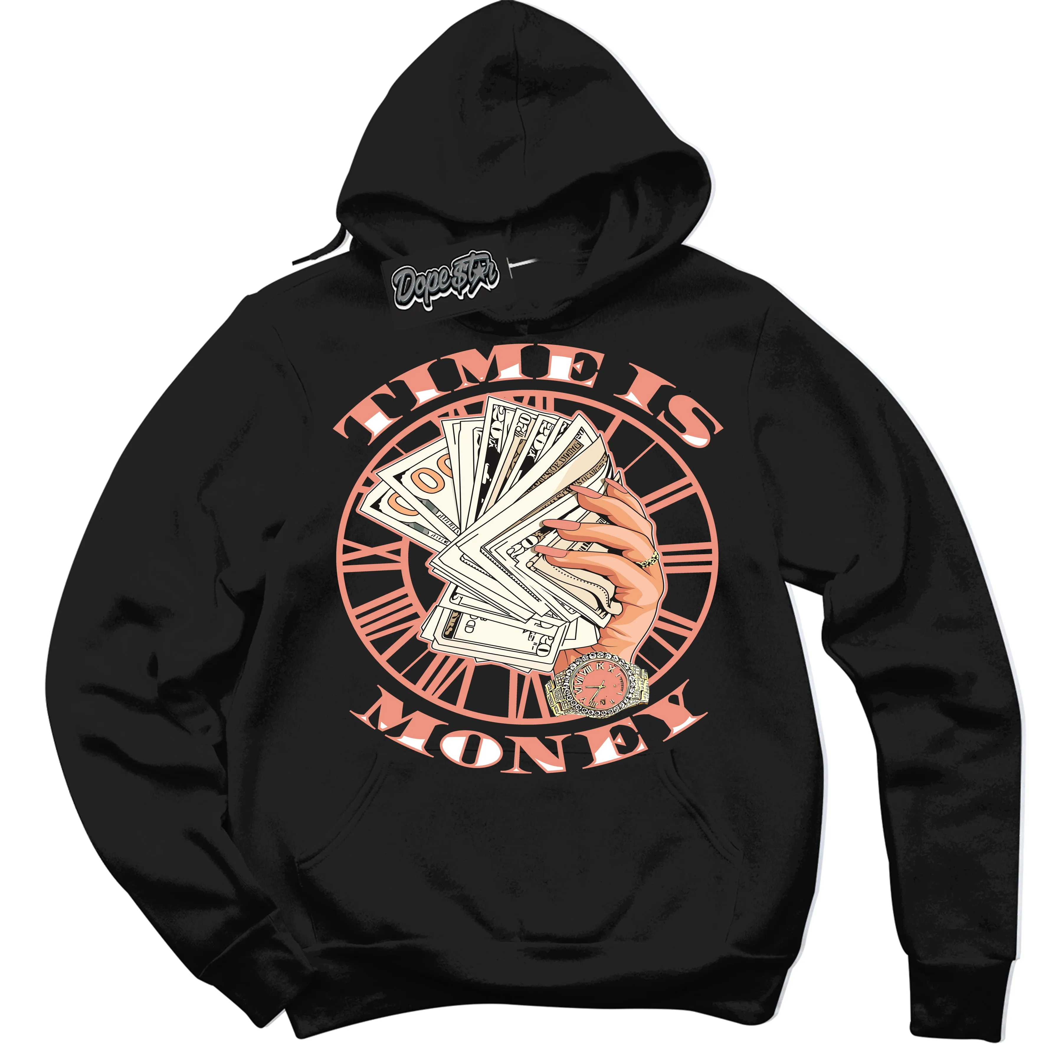 Light Wild Mango Dunk Sneaker Hoodie Time Is Money Graphic