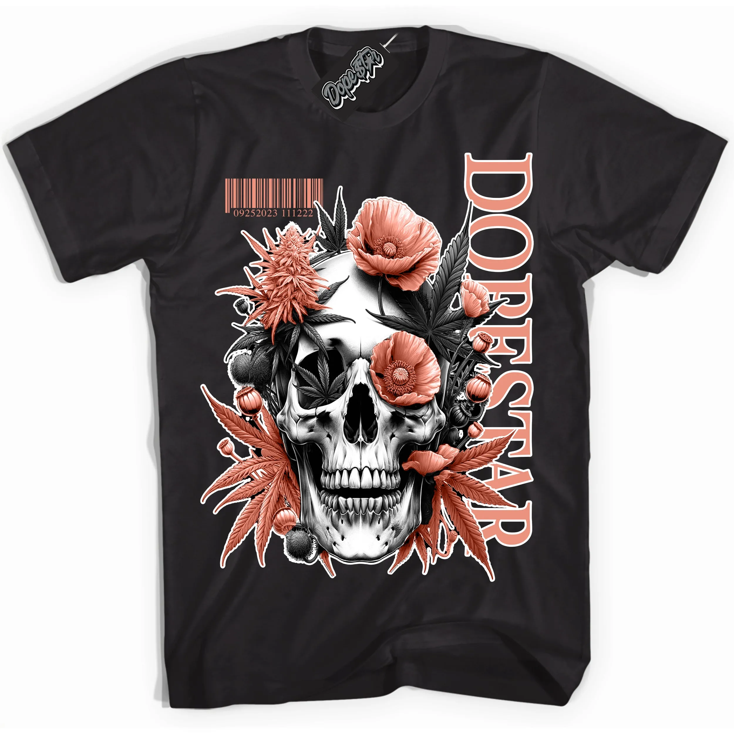 Light Wild Mango Dunk Sneaker Shirt Skull Poppies Graphic