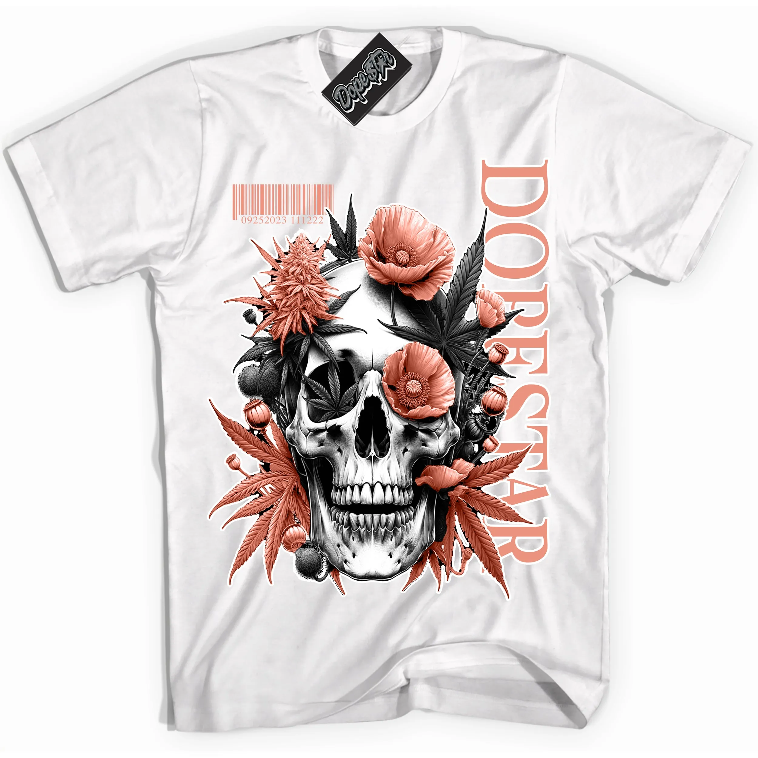 Light Wild Mango Dunk Sneaker Shirt Skull Poppies Graphic