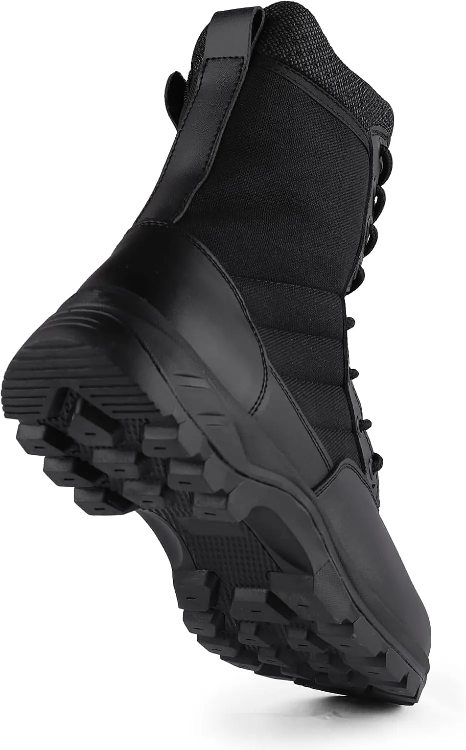 Lightweight Military Tactical Boots for Men Durable YKK Side Zipper Police Army Combat Jungle Breathable Comfortable Duty Boots