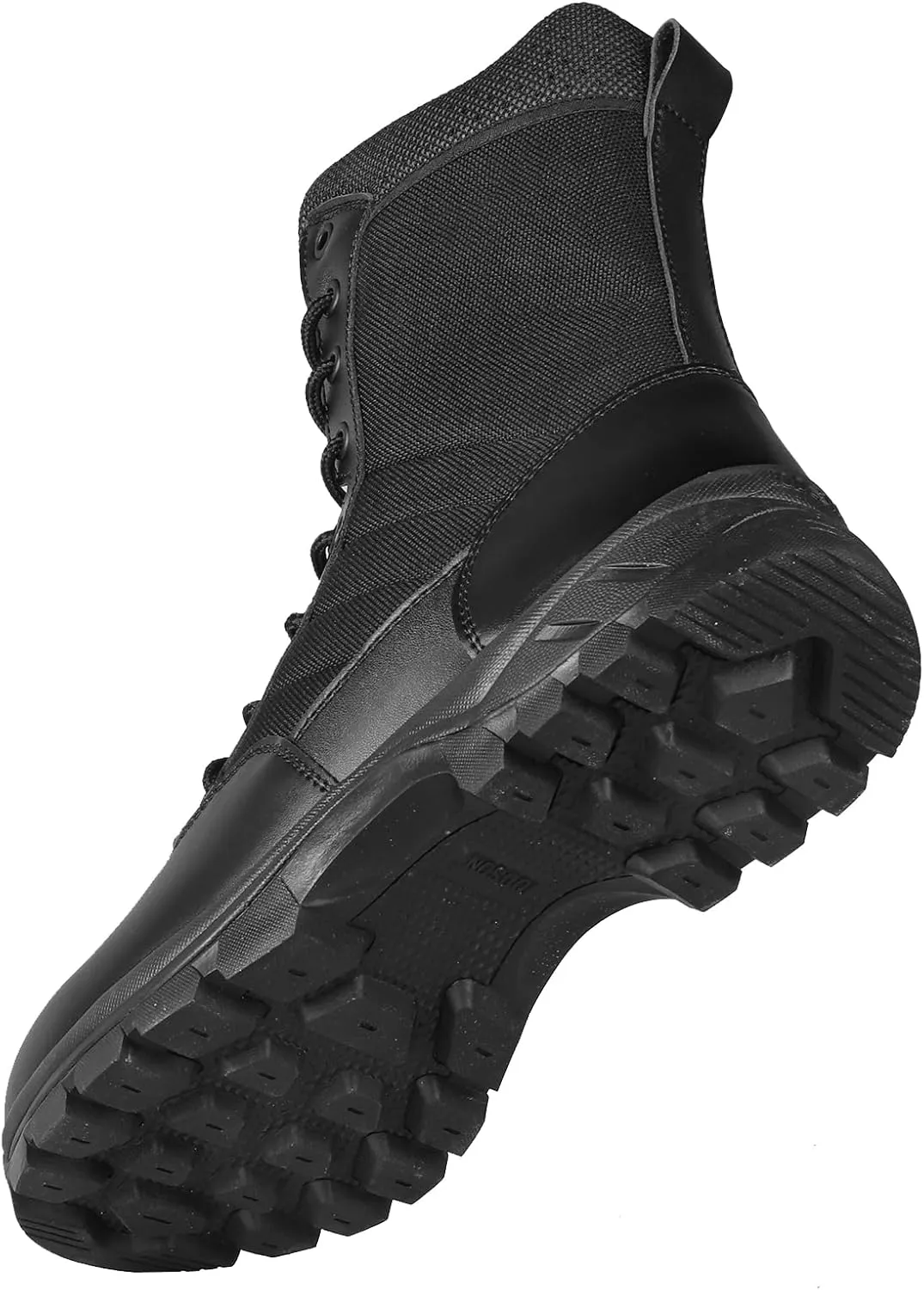 Lightweight Military Tactical Boots for Men Durable YKK Side Zipper Police Army Combat Jungle Breathable Comfortable Duty Boots