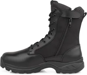 Lightweight Military Tactical Boots for Men Durable YKK Side Zipper Police Army Combat Jungle Breathable Comfortable Duty Boots