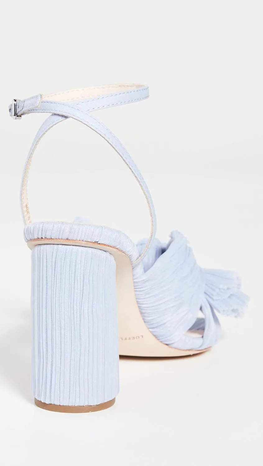 Loeffler Randall Women's Camellia Pleated Bow Heel with Ankle Strap