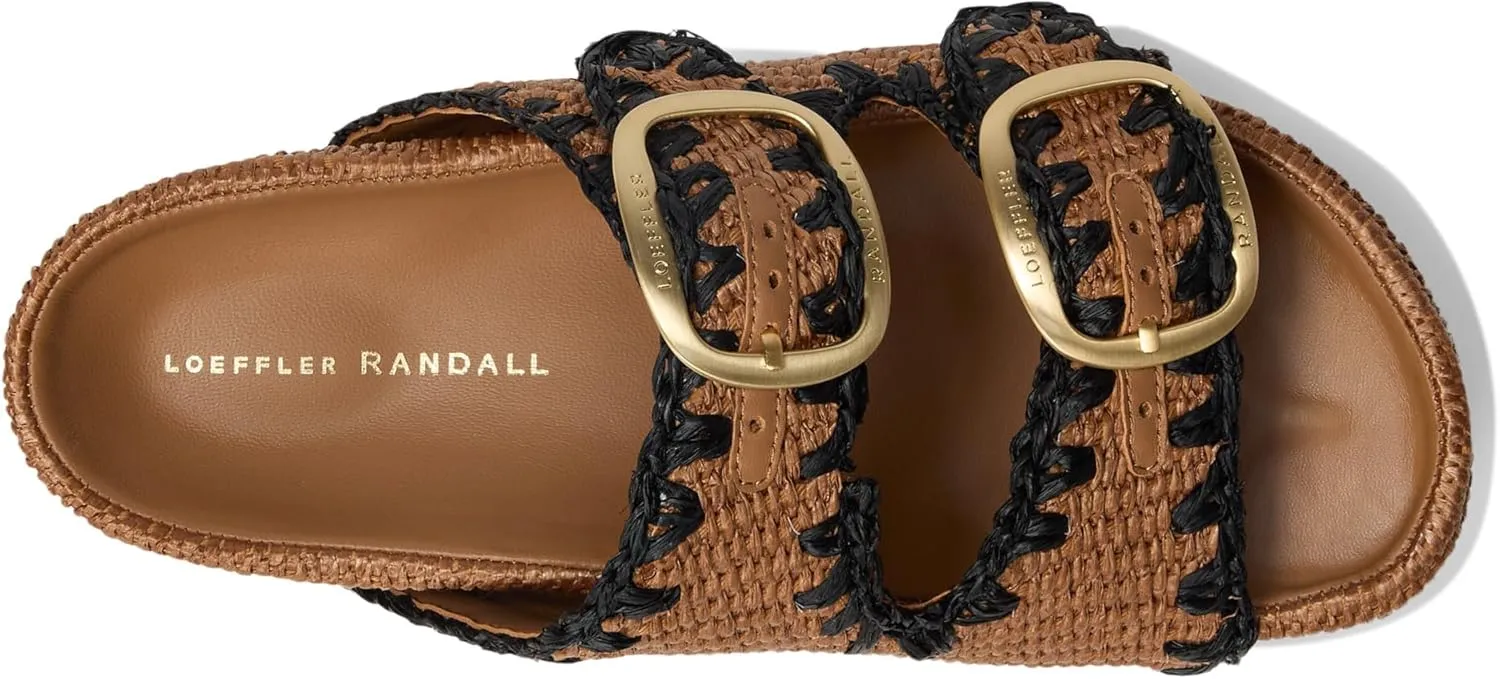 Loeffler Randall Women's Theo Two Band Sandals Slide