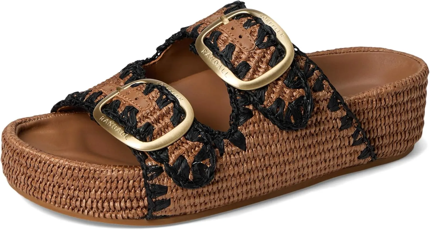 Loeffler Randall Women's Theo Two Band Sandals Slide