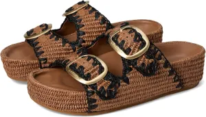 Loeffler Randall Women's Theo Two Band Sandals Slide