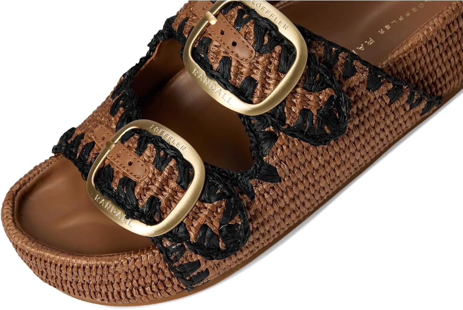 Loeffler Randall Women's Theo Two Band Sandals Slide
