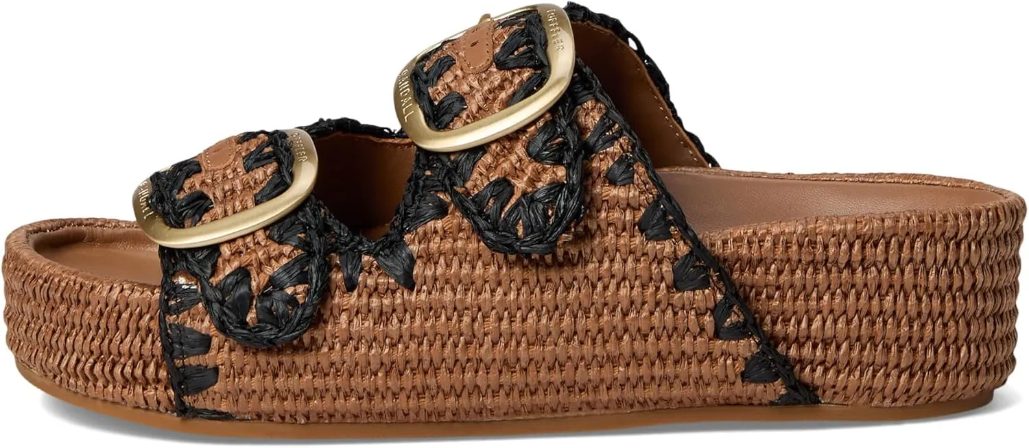 Loeffler Randall Women's Theo Two Band Sandals Slide
