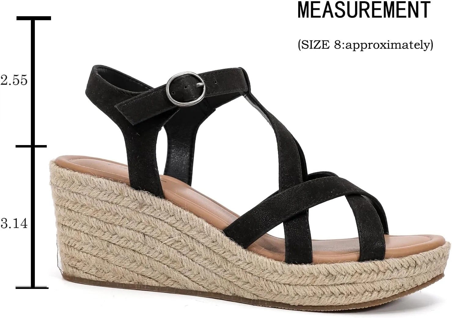 Luoika Women's Wide Width Flat Slides Sandals, Strapy Slide Sandal Slip on Dressy Summer Shoes for Women.