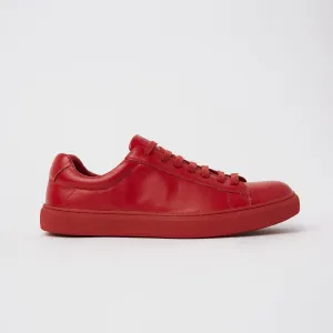 Mavericks cooper mens sneaker in red leather